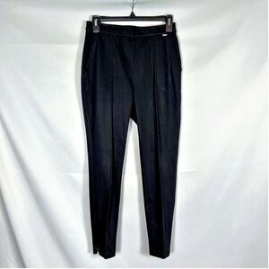 ST. JOHN BLACK SKINNY‎ ANKLE PANTS size 4 luxe designer work attire